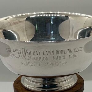Engraved Silver Trophy Bowl - Classic Presentation